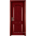 Diseño simple puerta de madera MJ-216 con pintura buena y buena calidad